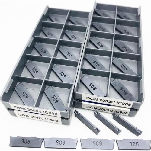 Grooving tool DGN2002J DGN2002C IC908 2MM Grooving carbide cutting tool CNC high quality turning insert DGN turning tool