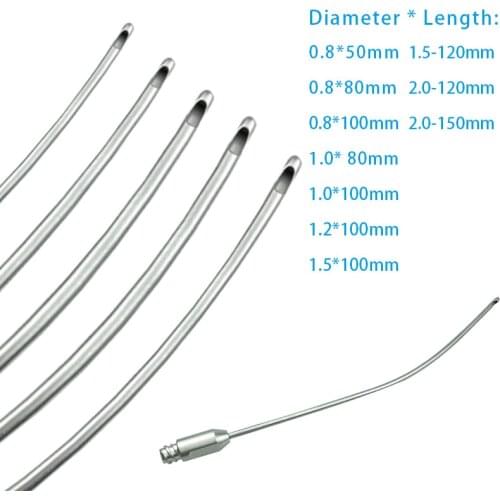 Liposuction Cannula Curved Cannulas Micro Fat Transfer Needle Single Hole for Face Lift Liposuction Tools