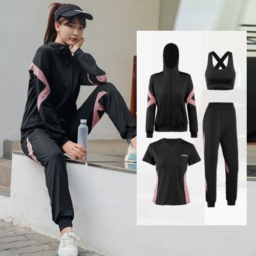 Two Piece Set Women Yoga Womens Long Sleeve Autumn Winter Clothes Running Autumn Winter Yoga Conjuntos De Mujer Ensemble Femme