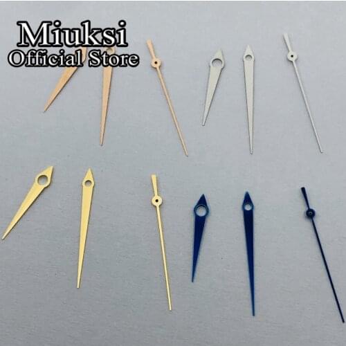 Miuksi silver/blue/rose gold/gold watch hands fit Miyota 8205 8215 821A,MIngzhu DG2813/3804 movement