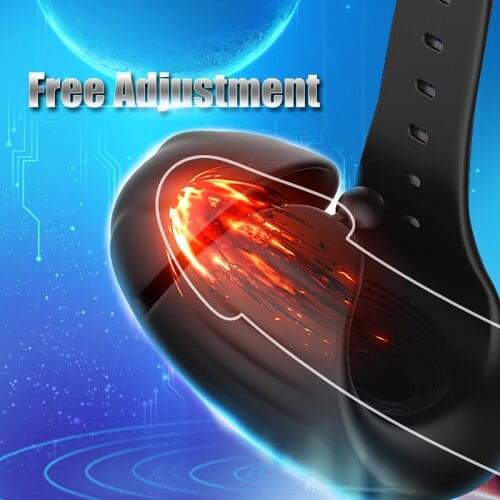 Male Masturbator Penis Delay Trainer Glans Massager Orgasm Pulse Stimulate Vibrator Adult Sex Toys for Men Ghost Exerciser