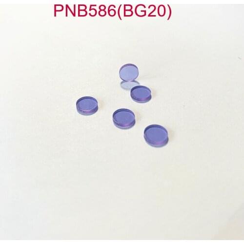 6*1.0Mm Neodymium Praseodymium Glass Filter Pnb586 Wavelength Calibration Glass Bg20