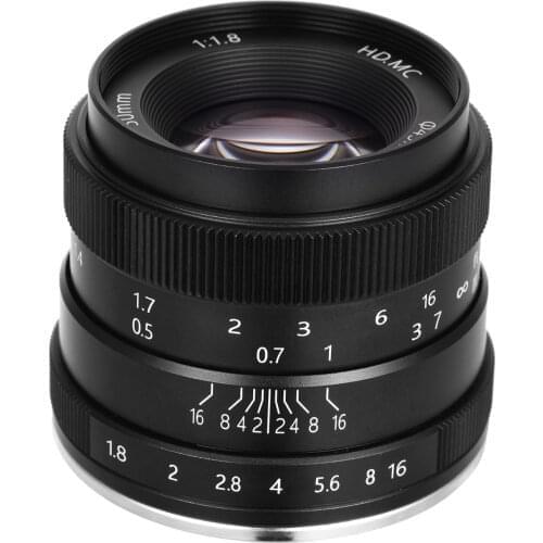 Andoer 50mm F1.8 Digital Camera Lens Large Aperture APS-C Frame Multilayer Film Coating Mirrorless Lens for Sony E-Mount models