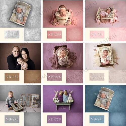 Grunge Solid Color Photography Background Vintage Shabby Chic Wall Backdrop Newborn Mortality Photo Shoot Studio Video Backdrops