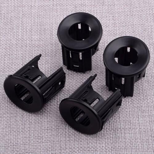 CITALL 4pcs/Set 5VS88ZZZAA Front Bumper Park Assist Sensor Bezel Bracket ABS Fit for Dodge RAM 2500 3500 2016 2017 2018