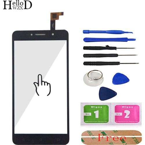 Mobile Touch Screen For Alcatel One Touch Pixi 4 OT-8050D OT8050 8050D 8050 Touch Front Glass Digitizer Lens Sensor Adhesive
