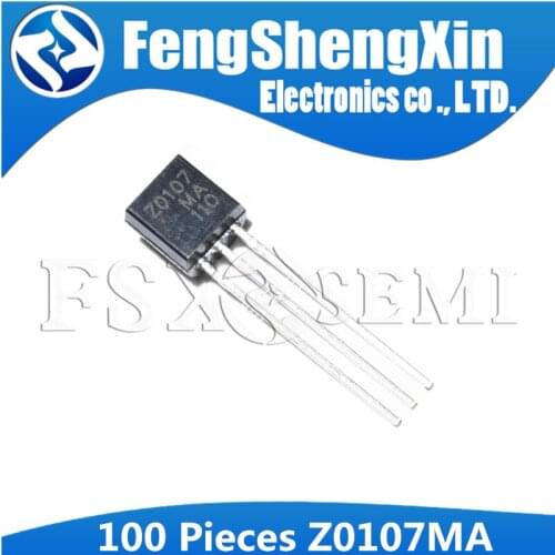 100pcs Z0107MA TO-92 Z0107M TO92 Z0107 Transistor