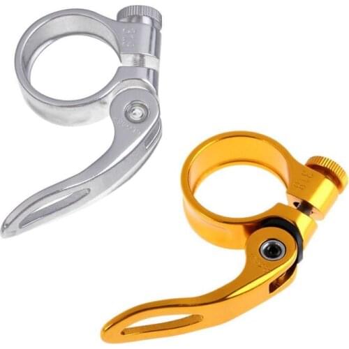 Outdoor Alloy MTB BMX Bike Seat Post Clamp QR Quick Release mountain Road Fixed Gear Bike Seatpost Clip Bicycle Accessories