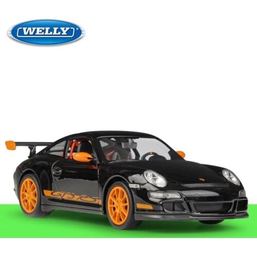 Welly 1:24 Diecast 911(997) GT3 RS Sport Cars High Simulation Vehicle Alloy Metal Model Car