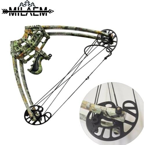1 Pc 40lbs Adjustable Triangle Compound Bow IBO270 fps Steel Ball Bow Hunting Shooting Outdoor Bow And Arrow Archery Accessories
