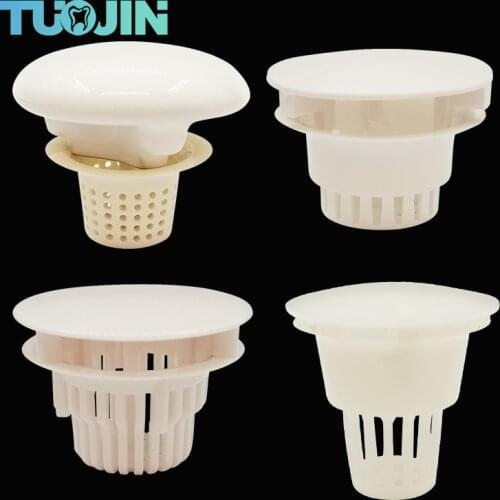 2PCS Dental Spittoon Filter Plastic For Dental Chair Spare Part Long Or Short Screen Plastic Filter Mesh Dentistry Materials