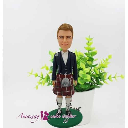 2019 AMAZING CAKE TOPPER Toys Ethnic handsome boy And Gifts Ideas Customized Figurine Valentines Day