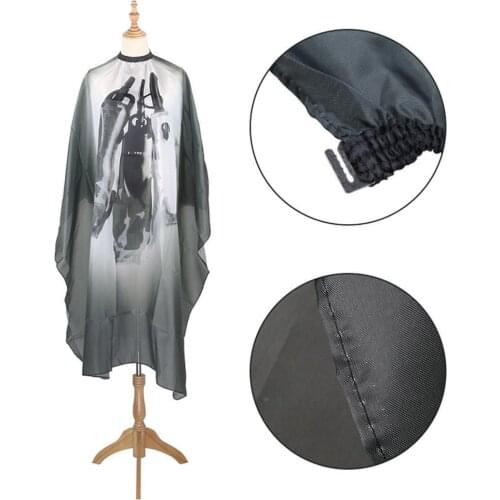 Antistatic Hairdresser Apron Hair Cut Cape Hairdress Gown Cape Adults Printed Anti-static Salon Barbers