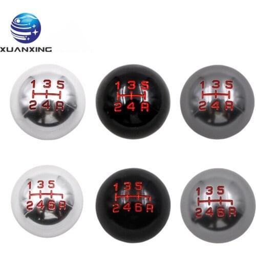 Car Modified Gear Shift Head 5/6-Speed Circular Wave Club Head Manual Gear M10*1.5 Metal