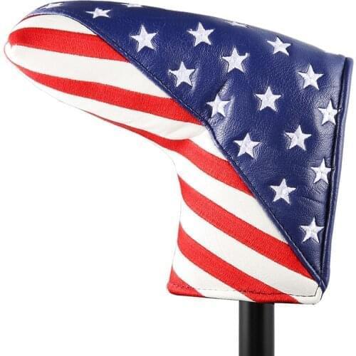Golf Putter Cover Headcover for Blade Golf Putter Red White Black Head Cover Free Shipping