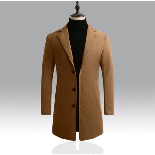 Dihope Men's Trench Coats