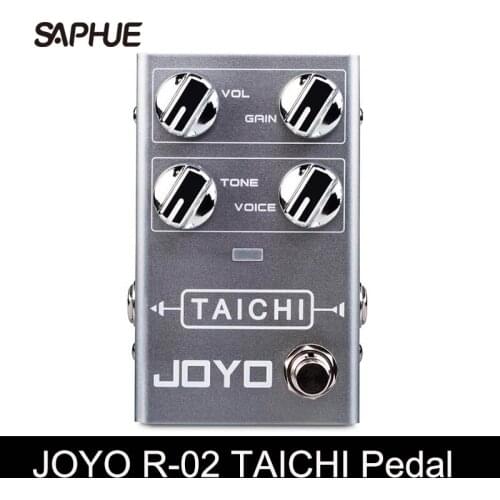 JOYO R-02 TAICHI Overdrive Guitar Effect Pedal, Overdrive Pedal, Electric Guitar Pedal Effect