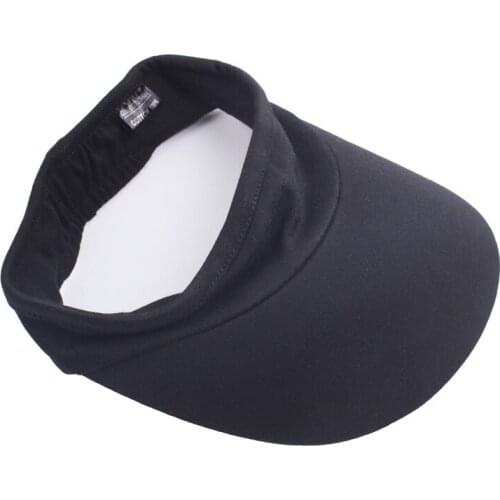 Summer Visor Sun Hat With Elastic Band Brim Blank Cotton Cap Empty Top Hats anti-ultraviolet Ourdoor Caps For Man And Women