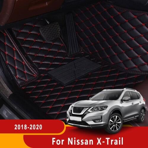 Car Floor Mats For Nissan X-Trail Xtrail 2020 2019 2018 (5 Seats) Auto Interior Accessories FloorLiner Carpets Rugs Styling