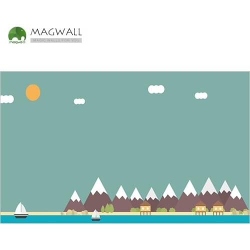 Magwall magnetic children graffiti wallpaper—Childhood Series 1.2*1.5m glossy/matte surface drawing board