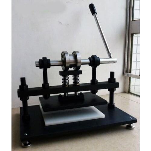 Leather indentation / cutting machine, manual die cutting machine, punching leather die cutting machine
