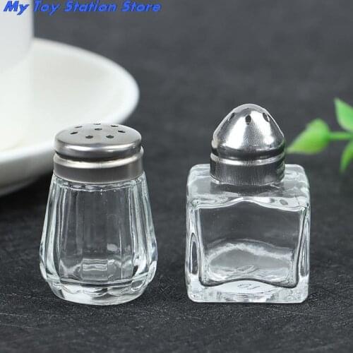 1set 1/12 Dollhouse Miniature MIni Glass Bottles Jars for Dolls Kitchen Accs Party Decor Children Kids Pretend Play Toys