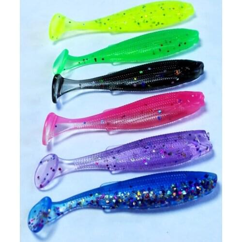 4.5cm Soft Lure Shad Wobbler Silicone Bait Sea Worm Swimbait Streamer Silicone Lure spinnerbait accessories
