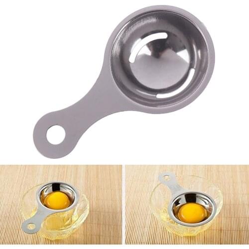Stainless Steel Egg White Separator Tools Eggs Yolk Filter Gadgets Kitchen Accessories Separating Funnel Spoon Egg Divider Tool