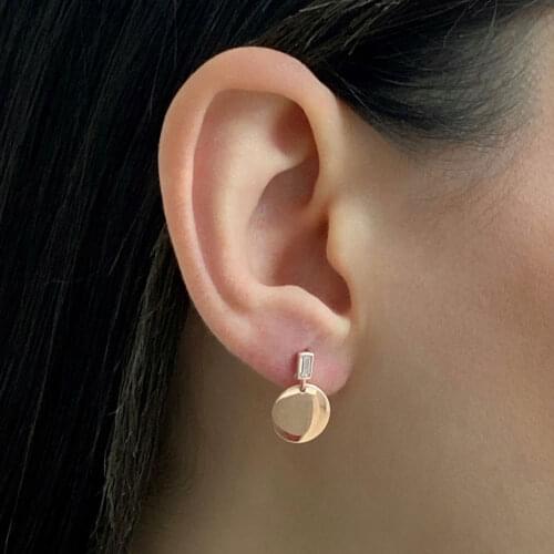 New Trend 925 Sterling Birthday Gift Silver Fashion Dangle Drop Ladies Earrings For Women Fine Jewelry Party Wedding Accessories