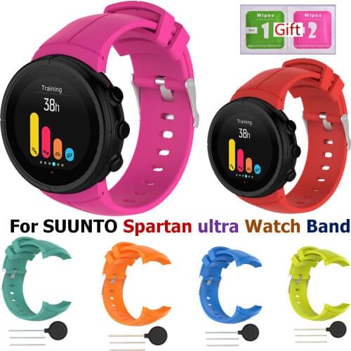 L/S COMLYO Replacement Soft Silicone Watch Band for SUUNTO 3 Fitness Strap Bracelet For SUUNTO 3 Fitness Smart Watch Straps