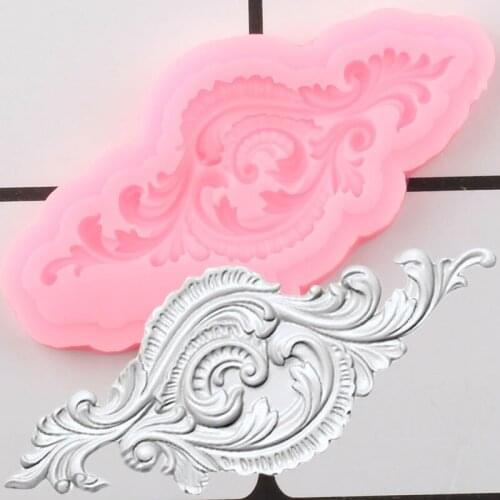 Sugarcraft Relief Cake Border Fondant Mould Cake Decorating Tools Cupcake Topper Silicone Mold Candy Resin Clay Chocolate Molds