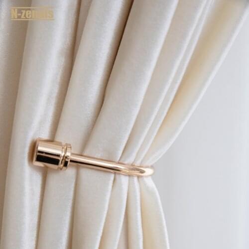 Modern Minimalist Curtains for Living Room Bedroom Light Luxury Blackout Thick Flannel Curtains Product Customization