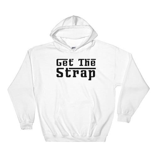Sugarbaby Get The Strap White Logo Hoodie Fashion Tumblr Pullover Eminem Kamikaze merch Slim Shady Detroit Revival Casual Tops