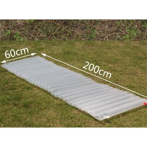 Ultra-light outdoor inflatable cushion sleeping bag pad beach camping mat moisture-proof pad free give a air pump