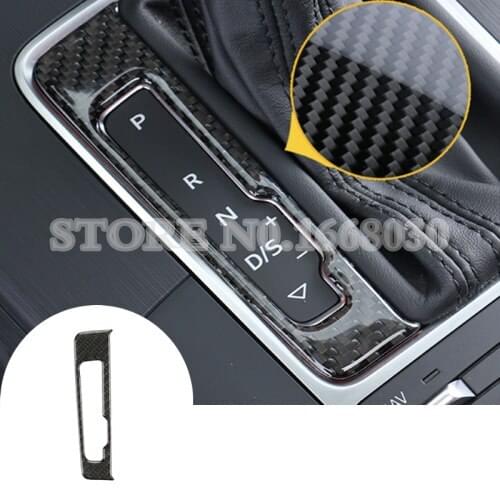 Carbon Fiber Console Gear Box Display Screens Cover For Audi A3 S3 2014-2019 1pcs Car accesories interior Car decoration