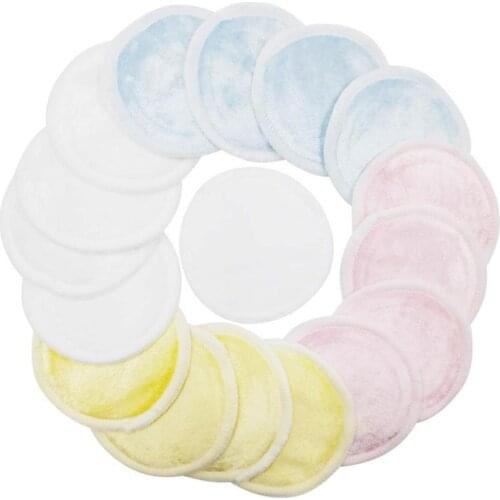 Magical 1pc Reusable Cotton Pads Make up Facial Remover Double layer Wipe Pads Nail Art Cleaning Pads Washable