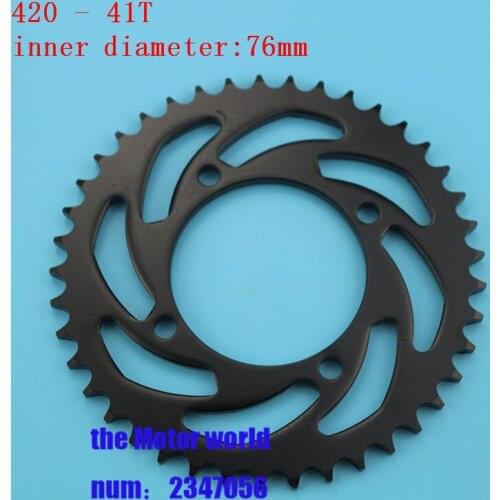 Rear Chain Sprocket 420 41T Tooth 76mm For 110cc 125cc ATV Quad Pit Dirt Bike 76mm Motorcycle off-road vehicle