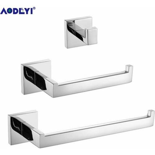 Mirror Finish 304 Stainless Steel Material Chrome Paper Holder,Robe Hook,Towel ring towel rack clothes hook