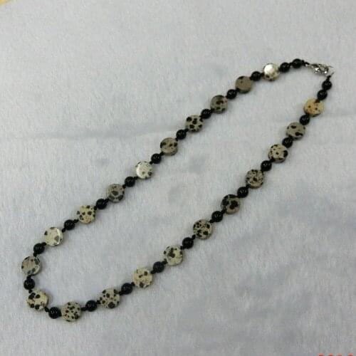 3pcs Natural Stone Quartz Dalmatine Agates Hand-woven Bohemia Choker Torque Energy Treat Round Abacus Beads Necklace Collar Free