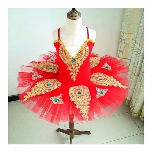 Girls Leotard Gymnastics Ballet Costume Tutu Dress Girl Kids Ballerina Children Pancake Tutu Ballet Leotards for Women