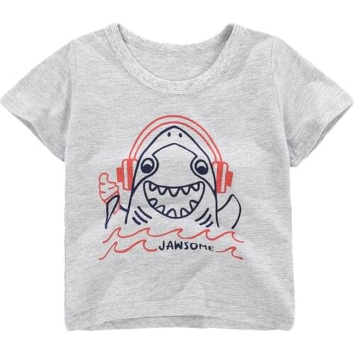 Bambino New Year 2021Tshirt for Boys Cartoon Summer Children Tops 2-7Years Little Kids Clothing Baby Costume Pure Cotton Shirt