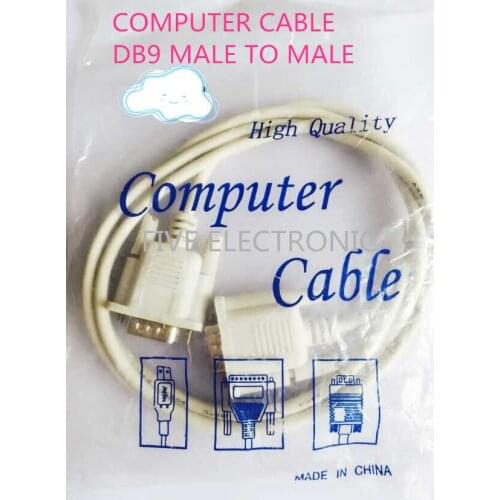 FREE SHIPPING! DB9 CONNECTOR Male to Male Serial Port Cable . RS232 Computer Cable. COM Cable. Direct Connection