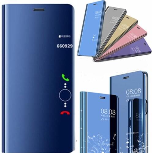 Cases for huawei p 30 lite coque fundas mirror flip case for huawei p30 lite smart view case p 30lite light 30pro p30lite p30pro