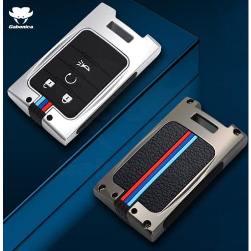 Zinc alloy Car Key Cover Case For Cadillac CTS ATS XTS SLS SRX XLS DTS STS Seville Escalade 3/4/5Button Chevrolet C7 Corvette