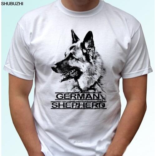 Printed T-Shirt Men German Shepherd - Dog T Shirt Top Tee Design - Mens Womens Kids Baby Sizes O-Neck T Shirt sbz8025