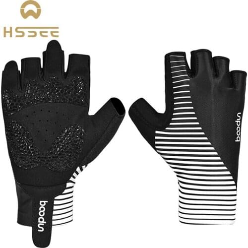 HSSEE breathable bicycle gloves thick anti-skid shock damping official authentic cycling gloves wear unisex sports accessories