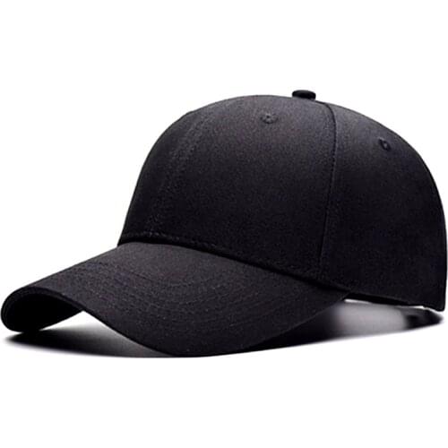 2019 New Styles Adult Blank Cotto Hats hip hop mens women Casquettes bboy gorras bones metal clasp baseball caps black solid hat