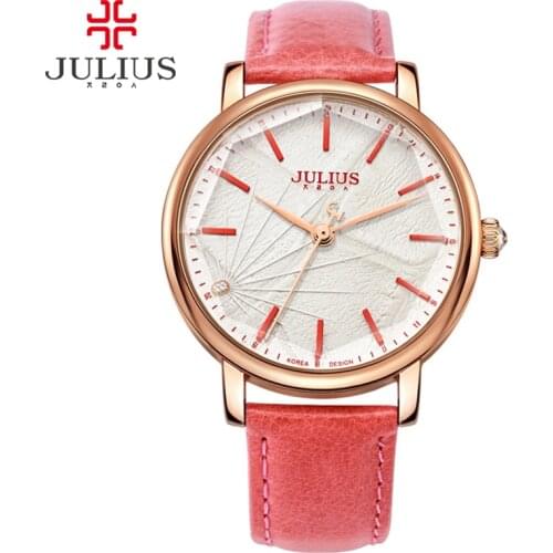 JULIUS Ladies Designer Watches Luxury Watch Women 2018 Pink Quartz Watches For Women Prices Cheap Watches China Dropship JA-888