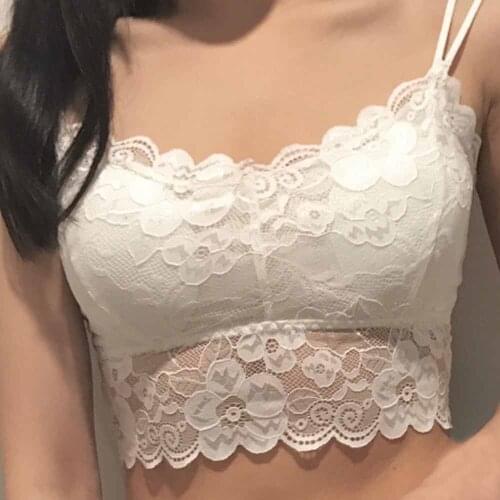 Fashion Camisoles Women Lace Strap Wrapped Chest Shirt Tanks Top New Sleeveless Underwear Fitness Intimates Lady Bralette Vest