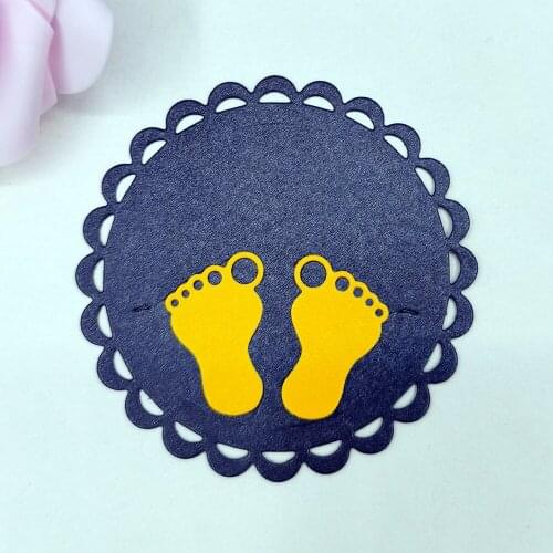 Little Feet Metal Cutting Dies For Scrapbooking New Troqueles Stamps And Planner Dies Embossing Folder Cut Stencil